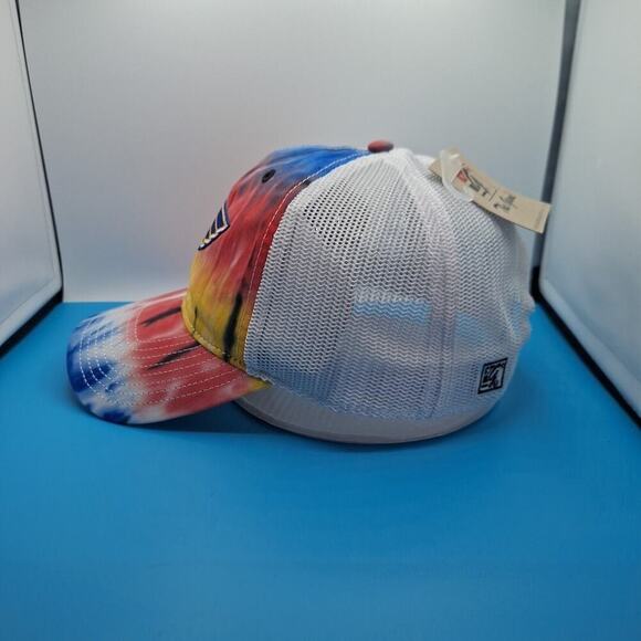 St Louis Blues Tie Dye Trucker Snapback Patch Hat Cap NHL The Game Cotton - Picture 3 of 7